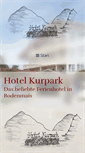 Mobile Screenshot of hotel-kurpark.de